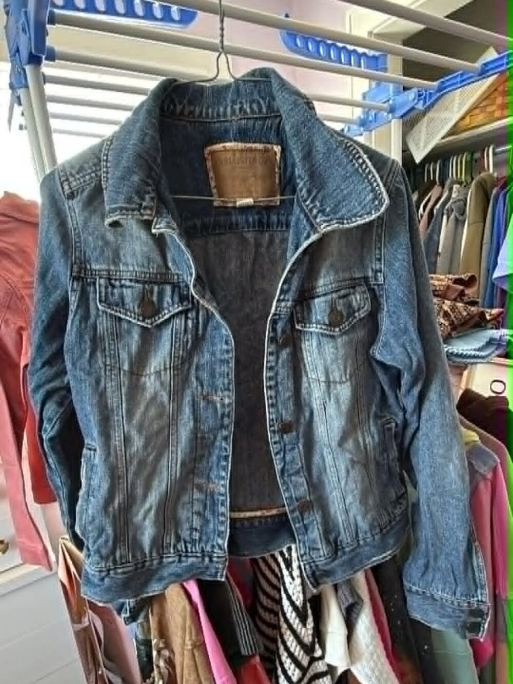 Distressed Hollister Co. Jean Jacket